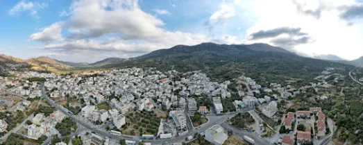 Neapoli Town View from the air