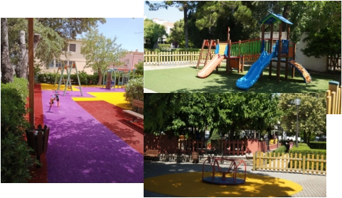 Play area in Neapoli Park