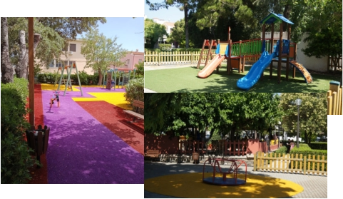 Play area in Neapoli Park