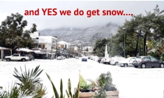 and YES we do get snow….