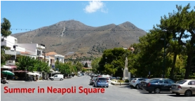 Phot of Neapoli Square in Summer