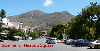 Phot of Neapoli Square in Summer