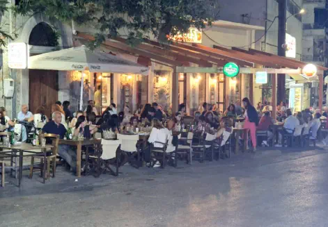 The Oasis Cafe, Neapoli on August 15 2025