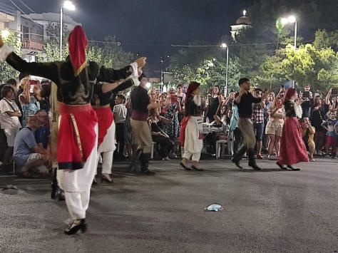 Greek Dancing in Neapoli on August 15th