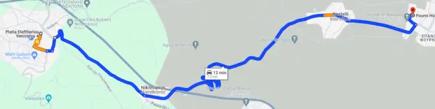 Google Map Link to Fourni Horses