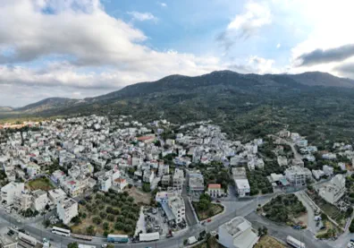 Neapoli Town from the air